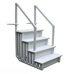 Chonlakrit Above Ground Swimming Pool Ladder Heavy Duty Step System Entry Non Slippery
