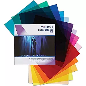 Rosco Color Effects Filter Kit, 12 x 12" Sheets
