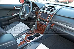 TOYOTA CAMRY INTERIOR BURL WOOD DASH TRIM KIT SET 2012 2013 2014