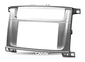 CARAV 07-005 Double Din Car Radio Stereo Face Facia Fascia Panel Frame DVD Dash Installation Surrounded Trim Kit for Lexus Lx-470 2002-2007 Toyota Land Cruiser 100 2003-2007 with 17398mm