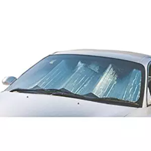 Unique Imports Max Reflector Premium Double Bubble Auto Car Truck Suv Sunshade Jumbo - Reflective Aluminum Coating for Maximum Protection