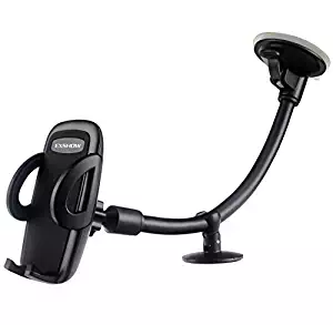 EXSHOW Car Mount,Universal Windshield Dashboard 8.5 inch Long Arm Car Phone Mount for iPhone Xs Max/X/8 Plus/7/6, Samsung Galaxy S8 S9, Nexus 8X/9P, LG, HTC and All Smartphones 3.5-6 inch(Black)