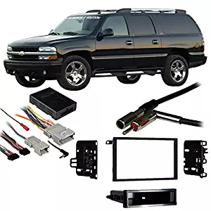 Fits Chevy Suburban 2003-2006 Double DIN Harness Radio Install Dash Kit