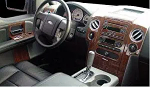 Ford F-150 F150 F 150 Interior BURL Wood Dash Trim KIT Set 2004 2005 2006 2007 2008