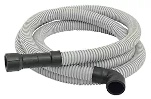 Eastman 91227 Universal -Fit Dishwasher Discharge Hose 5/8" or 7/8" x 60" length - Gray Plastic