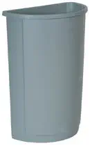 Rubbermaid Commercial 640-3569-88-BLA 23 gal. Square Base Receptacle