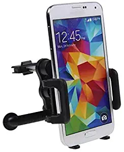 Car Mount AC Air Vent Phone Holder Rotating Cradle Swivel Dock for Cricket HTC Desire 626s - Cricket LG Escape 2 - Cricket LG Escape 3 (K373) - Cricket LG Fortune - Cricket LG G Stylo