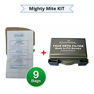 EnviroCare Replacement Vacuum Bags for Eureka Style MM Eureka Mighty Mite 3670 and 3680 Series Canisters with Kit