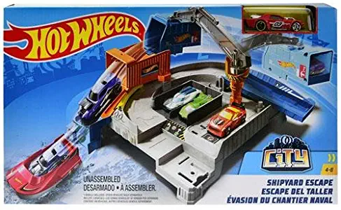 Hot Wheels Mattel City Shipyard Escape Set