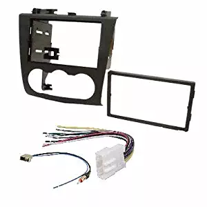 Nissan Altima 2007-2011 Double Din Aftermarket Radio Stereo Installation Dash Kit + Wire Harness and Antenna Adatper