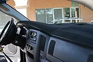 Angry Elephant Black Carpet Dashboard Cover- 2002-2005 Dodge Ram 1500, 2003-2005 2500-3500. Custom Fit Dash Cover, Easy Installation.