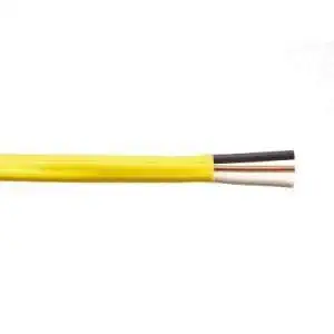 12/2 NM-B, Non-Metallic, Sheathed Cable, Residential Indoor Wire, Equivalent to Romex (50FT Cut)