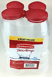 Rubbermaid Takealongs Bottle 4-pack, 17 Oz.