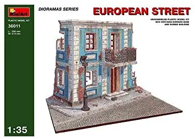 MiniArt 1:35 Scale European Street Diorama Plastic Model Kit