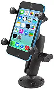 RAM Mounts (RAP-B-138-UN7U) Composite Flat Surface Mount with Universal X-Grip Cell/Iphone Holder