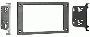 Carxtc Double Din Install Car Stereo Dash Kit for a Aftermarket Radio Fits 1987-1993 Ford Mustang Trim Bezel is Black