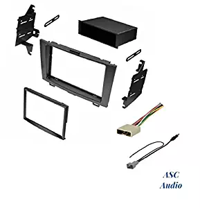 ASC Audio Car Stereo Dash Install Kit, Wire Harness, and Antenna Adapter for Installing an Aftermarket Radio for 2007 2008 2009 2010 2011 Honda CRV CR-V (No Factory NAV)