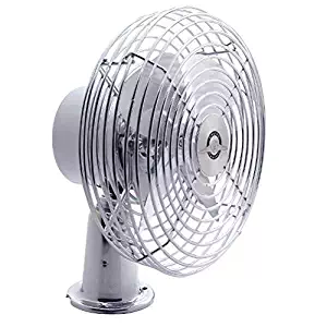 United Pacific RV Car Truck Semi Boat Dash Mount Heavy Duty Metal 2 Speed Fan /4 Blade/7" Cage