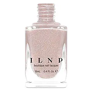 ILNP Birthday Suit - Cashmere Pink Holographic Nail Polish, Neutral Nude, Chip Resistant Manicure, Non-Toxic, Vegan, Cruelty Free, 12ml