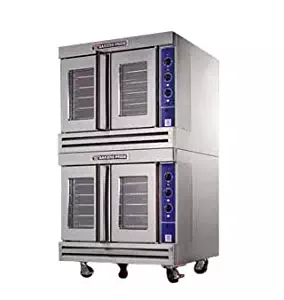 Bakers Pride BCO-G2 Convection Oven, Full Size, Gas, Double Deck, Independent Doors, 6