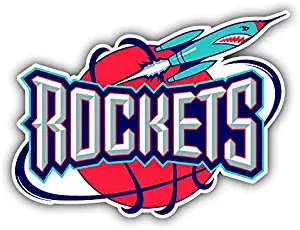 hotprint Rockets Basketball - Houston Sport Logo Car Bumper Sticker Decal 5'' X 4''