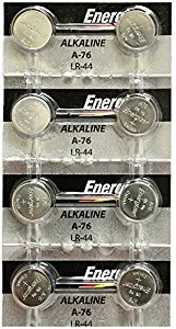 [ Strip of 8 ] Energizer A76/LR44 (A76BP), SR44, L1154, 1.5v Alkaline Batteries