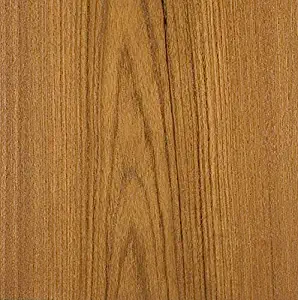 Edge Supply Teak Wood Veneer Sheet Flat Cut, 24” x 48”, Peel and Stick, “A” Grade Veneer Face, Easy Application with 3M Self Adhesive Teak Veneer Sheet, Veneer Sheets for Restoration of Furniture…