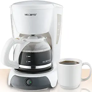 Mr. Coffee VB4 4-Cup Switch Coffeemaker, White