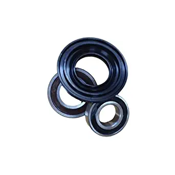 Big Bearing WK-04 Kenmore, Maytag and Whirlpool Front Load Washer Bearing and Seal Kit, Includes Three Bearings and One Seal, Metal/Rubber