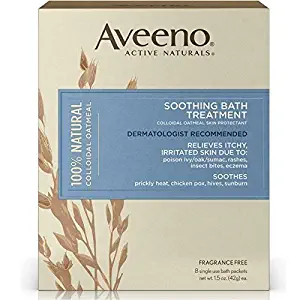 AVEENO Active Naturals Soothing Bath Treatment Packets 8 Each (Pack of 2)