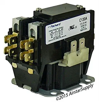 Goodman • 30 Amp 1 Pole 24v Coil Packard Replacement Contactor C130A