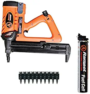 ITW Ramset TF1200 TrakFast Fastener Gun Bundle w/ FPP034B TrakFast 3/4" 1000pk Black Pins and a T-FUEL Trakfast Fuel (3 Items)