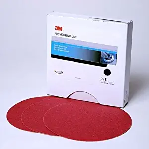 3M STIKIT 6" RED 40 DA sand paper P40 PSA 1117 01117