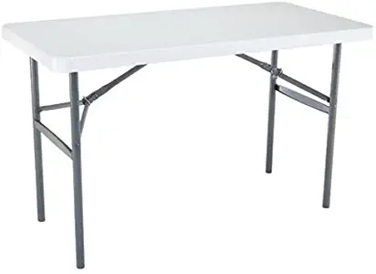 Lifetime Products 2940 Lifetime 24" X 48" White Granite Folding Table, 24 by 48