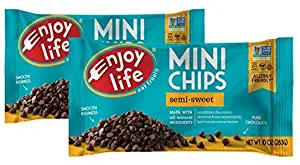 Enjoy Life Semi-sweet Chocolate Mini Chips, 10 Ounce, Pack of 2