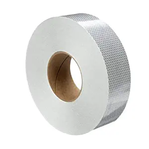 Safe Way Traction 3" wide x 6 Foot Roll of 3M Scotchlite Reflective Marine Safety Tape SOLAS Grade Pressure Sensitive Adhesive Film 3150-A