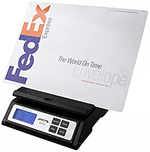 Accuteck Heavy Duty Postal Shipping Scale with Extra Large Display, Batteries and AC Adapter (A-ST85C)