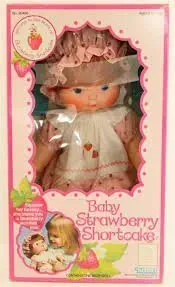Baby Strawberry Shortcake Blow Kiss Doll Vintage 1982 New