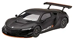 Acura NSX GT3 Matt Black Los Angeles Auto Show 2017" Limited Edition to 3,600 Pieces Worldwide 1/64 Diecast Model Car by True Scale Miniatures MGT00026