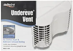 Deflect-O Undereave Vent 2-1/4 " H X 7 " W X 10-1/8 " L, 4-13/16 " White