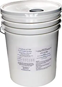 Duda Energy Pail Propylene Glycol Food Grade USP Pure Concentration with Rieke Pour Spout, 48 Pound