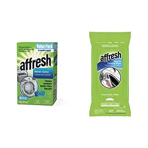 Affresh Washer Machine Cleaner and Machine Cleaning Wipes bundle