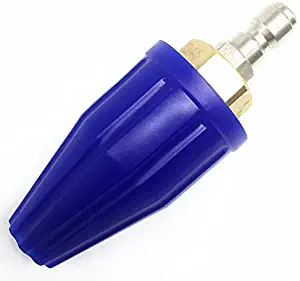 YOKING YK-3.6B30N Turbo Nozzle for Pressure Washer 3600 PSI 3GPM with 1/4" QD Plug, (Ceramic Nozzle Size)(3.0) (Purple)