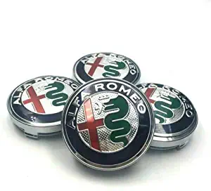 4x60mm 2020 Alfa Romeo Wheel Center Caps Badges Hubcaps Decals