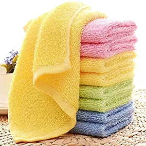 YATECH Microfiber Eco-Friendly Wood Fiber Multi-Purpose Cleaning Cloths (6-Pack) 10 x 10 Inch Perfect for Kitchens and Dishes with just Water Chemical-Free