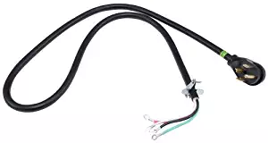 Whirlpool PT600L 6-Feet 30-Amp 4 Wire Dryer Power Cord