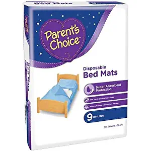 Parent's Choice Disposable Bed Mats, 9 Count