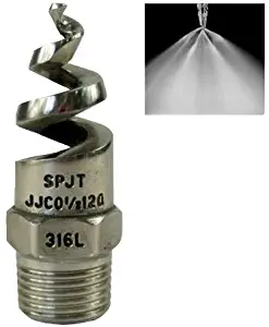 NAVADEAL 1/2” Stainless Steel Spiral Cone Atomization Nozzle Industrial Spray Dust Remove