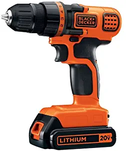 BLACK+DECKER 20V MAX Cordless Drill / Driver, 3/8-Inch (LDX120C)