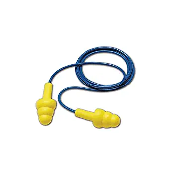 E-A-R by 3M 10080529400038 3M E-A-R 340-4004 Ultra Fit Reusable Corded Earplugs, OSFA, Blue, One Size Fits All (Pack of 100)